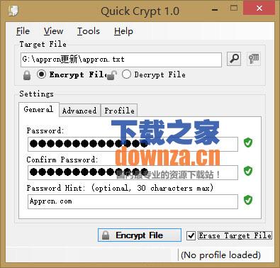 文件加密解密工具Quick Crypt