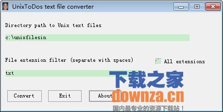 unixtodos文件转换器(UnixtoDos text file converter)