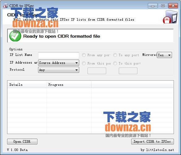 CIDR to IPSec