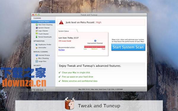 Tweak and Tuneup Mac版