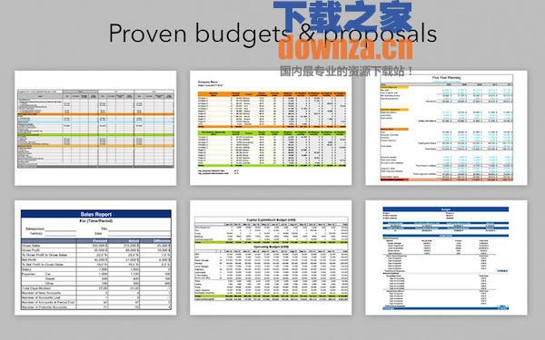 为专业Numbers模板for mac
