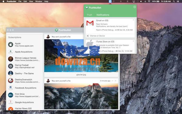 Pushbullet Mac版