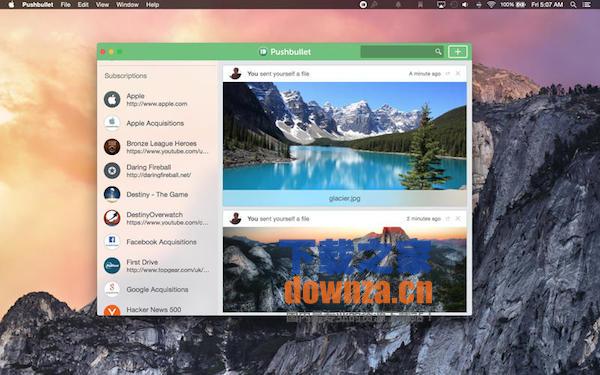 Pushbullet Mac版