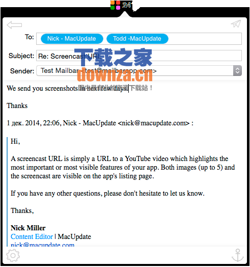 MailBar for mac
