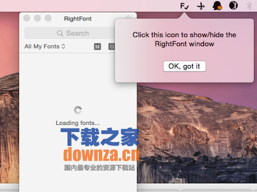 RightFont for mac