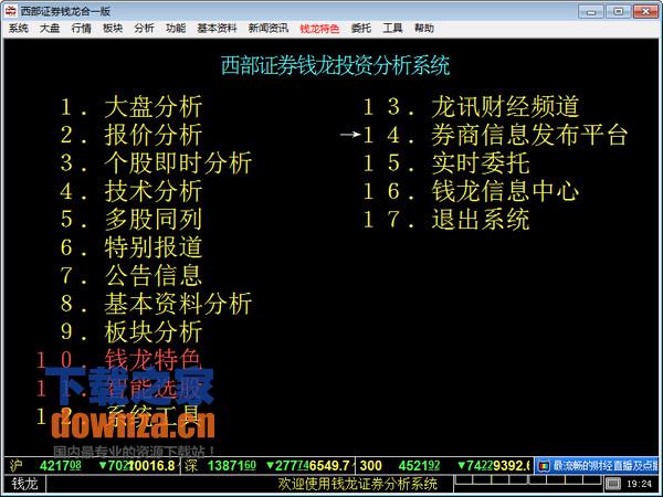 西部证券钱龙金典合一版
