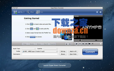 Super Music Converter for mac