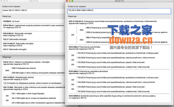 ICD-9&10; GEM for Mac