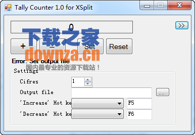 视频直播动态数字工具(Tally Counter)