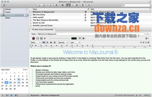 MacJournal for Mac