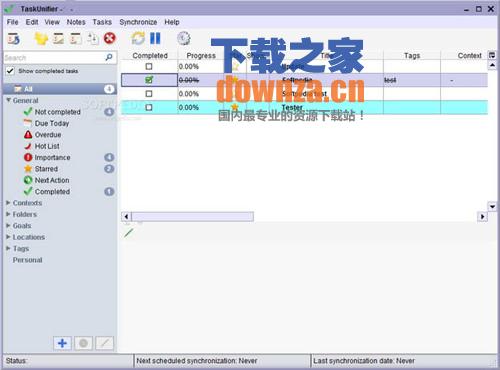 TaskUnifier(GTD任务管理软件)