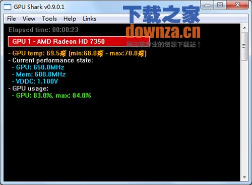 GPU Shark(监视显卡温度)