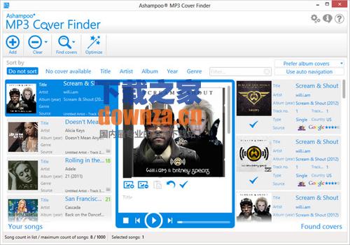 Ashampoo MP3 Cover Finder(MP3专辑封面搜索器)