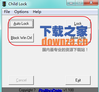 鼠标键盘锁定Child Lock