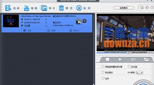 WinX HD Video Converter Deluxe视频格式转换