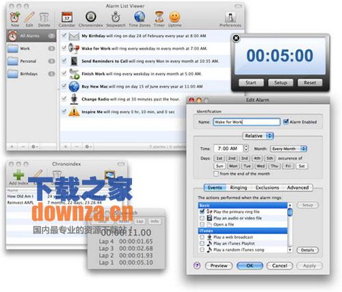 Alarm clock for mac